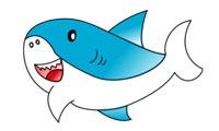 Como desenhar um tubarão