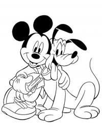 Mickey Mouse e Pluto