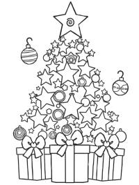 Árvore de Natal de estrelas