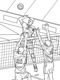 Jogando vôlei