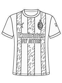 Camisa de futebol do AC Milan