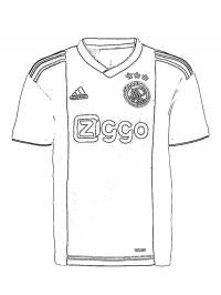 Camisa do time de futebol do Ajax
