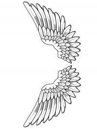Tatuagem de asas de anjo