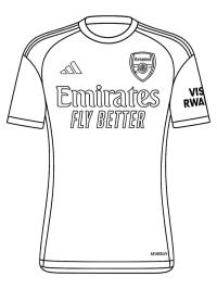 Camisa de futebol do Arsenal