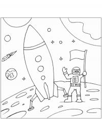 Astronauta na Lua