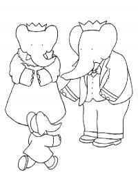 Babar, Celeste e Flora
