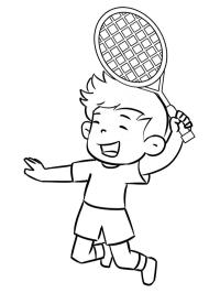 Jogando badminton