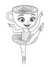 Ballerina Cappuccina dançando