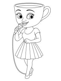 Ballerina Cappuccina cantando