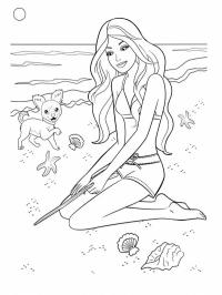 Barbie na praia