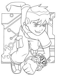 Ben Tennyson com seu Omnitrix