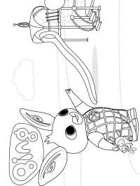 Bing perto do escorregador