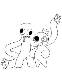 Blue e Green (Rainbow Friends)