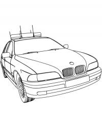 Carro de polícia da BMW
