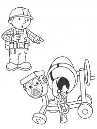 Bob, o Construtor, observa Dizzy