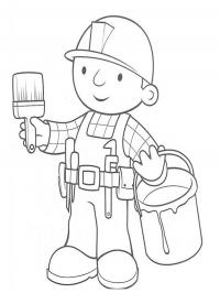 Bob o Construtor vai pintar