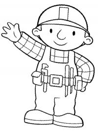 Bob, o Construtor acenando