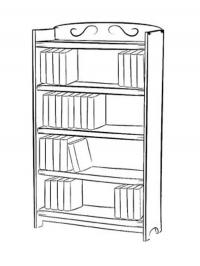Estante de livros