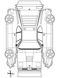 Modelo de papel BMW M1