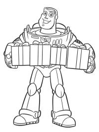 Buzz Lightyear com presentes