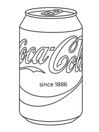 Latinha de Coca-Cola