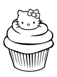 Cupcake da Hello Kitty