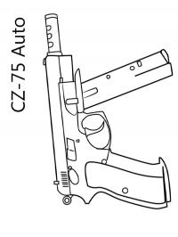 Pistola CZ 75 automática