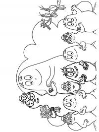 A família Barbapapa