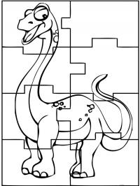 Quebra-cabeça de dinossauro