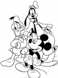 Donald, Pateta e Mickey