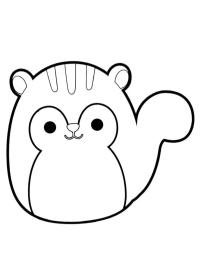 Esquilo Sawyer Squishmallows