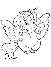 Unicórnio com coração