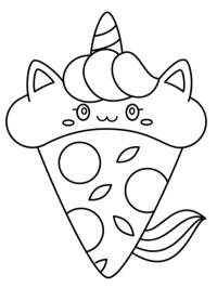 Pizza de unicórnio