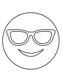 Emoji com óculos de sol