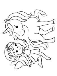 Fada e unicórnio