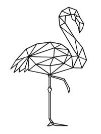 Flamingo Geométrico