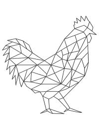 Galinha geométrica