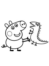 Sr. Dinossauro e George Pig