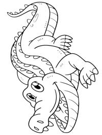 Crocodilo engraçado