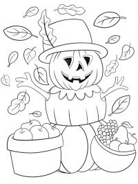 Boneca-abóbora de Halloween
