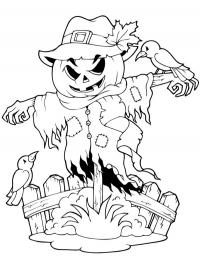 Espantalho de halloween