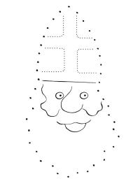 Desenhando a cabeça do Papai Noel