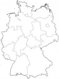Mapa da Alemanha
