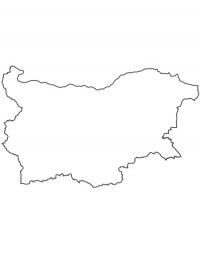 Mapa da Bulgária