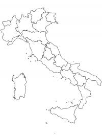 Mapa da Itália