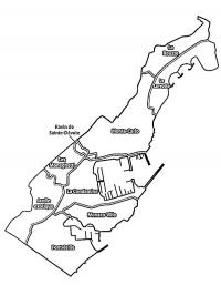 Mapa de Mônaco