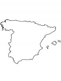 Mapa da Espanha