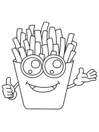Batata frita Kawaii