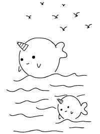 Baleia Kawaii