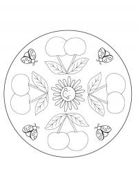 Mandala de cereja